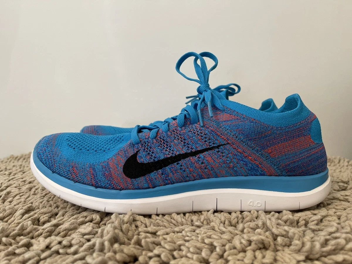 Nike Free Flyknit 4.0, Lagoon Bright 631053-403, Mens 13 |