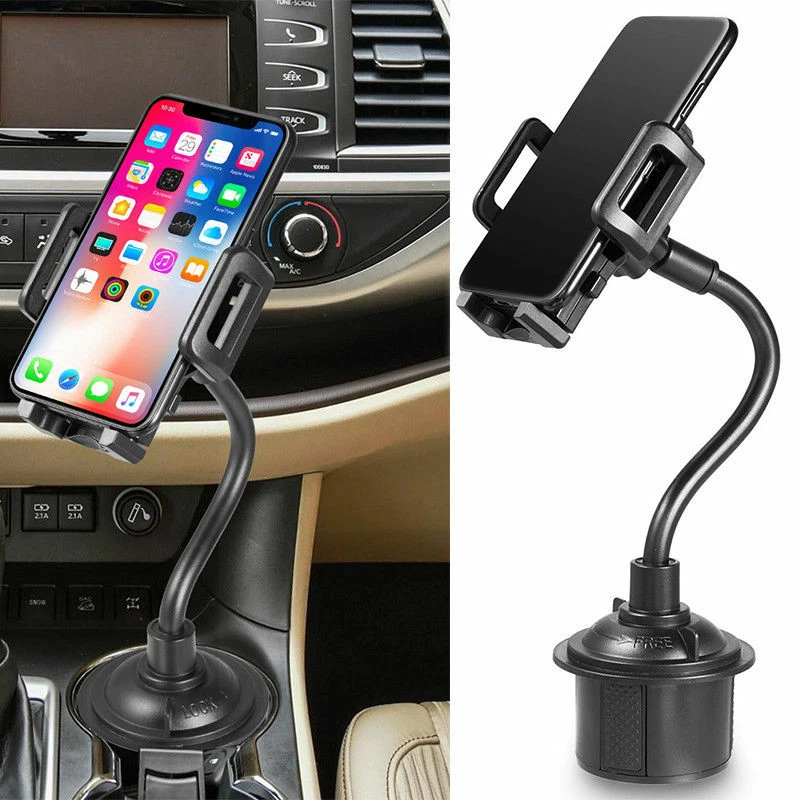 Universal Car Mount Adjustable 360° Cup Holder Stand Cradle For Mobile Phone GPS - Image 3 of 4