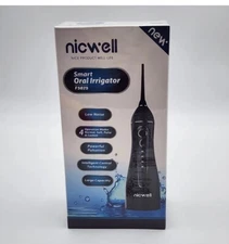 Nicwell Rechargeable Portable Smart Dental Oral Irrigator F5025 Black Cordless