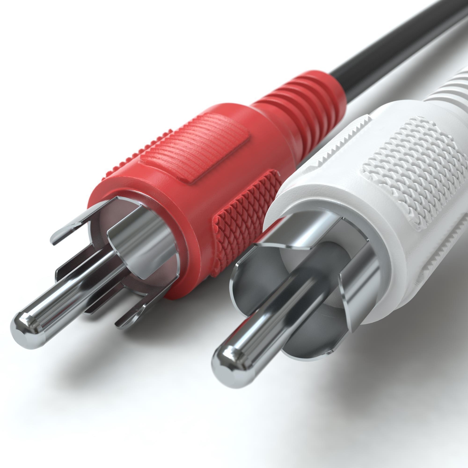 Thumbnail - Cinch Kabel Audio Winkel 2 Cinch Stecker Auf 2 Cinch Stecker Rca
