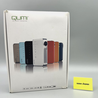 Qumi QUMI Q6 Q6-BK Black Mobile LED Projector DLP WXGA 800 Lumens HDMI Used JP