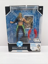 Mcfarlane DC Multiverse AQUAMAN PLATINUM CHASE Figure Plastic Man BAF JLA Sealed