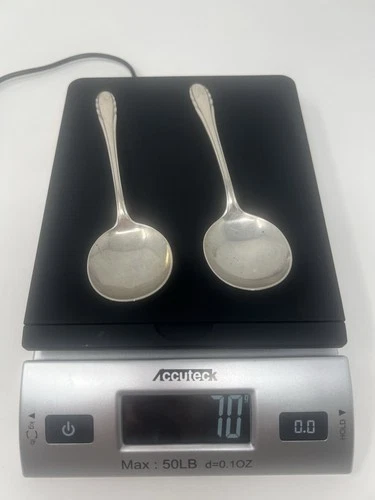 Vintage Gorham 925 Sterling Silver Soup Spoon Lyric Mono Scrap or Not Lot 70 gm