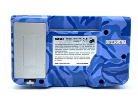 Neo Geo Pocket Color Console Camouflage Blue SNK Tested