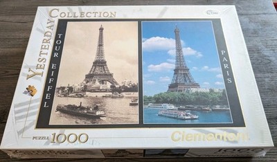 Eifell Tower Puzzle 1000 Piece Sealed Clementoni Yesterday collection tour New