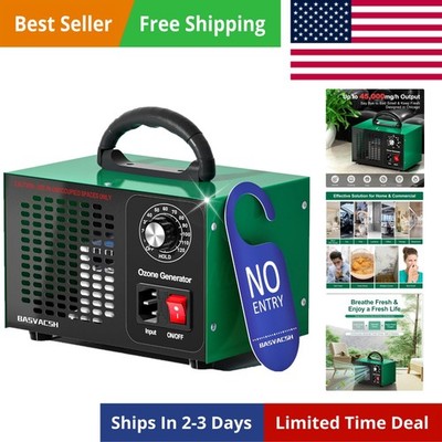 Ozone Generator 45,000mg/h, Home/Industrial O3 Car Deodorizer. Ozone Machine ...