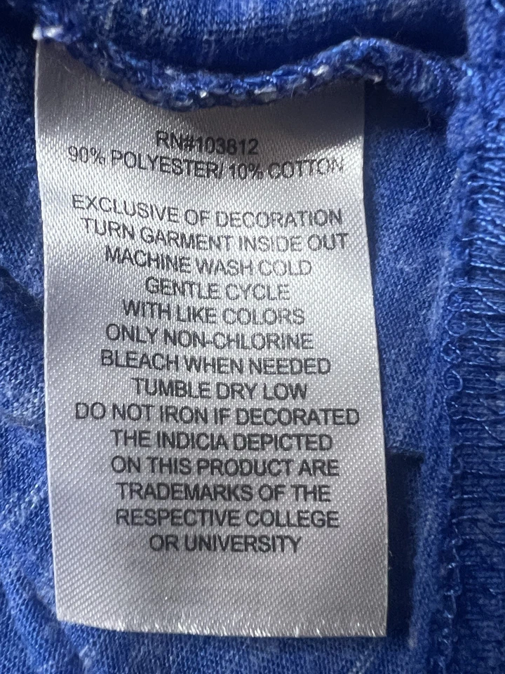 Boise State Broncos Football Orange And Blue T Shirt Womens Size Medium V Neck - Image 3 of 4