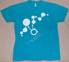 ALGA RHYTHMS THE SLOW BOAT T SHIRT SzL BAND DJ MUSIC AMERICAN APPAREL USA MADE