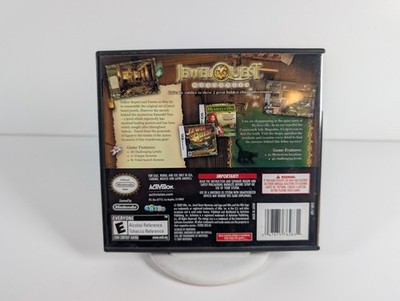 Jewel Quest Mysteries (Nintendo DS, 2009) - Complete In Box (CIB)
