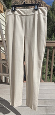 NWT TALBOTS Chatham Ankle Pants Size 8 Slim Leg Beige Khaki NEW with TAG 99