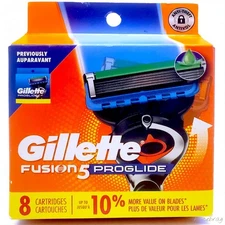 Gillette Fusion 5 Blades Proglide Refill Cartridges 8 Pack