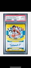 2024 Prizm Draft Picks Tahaad Pettiford Gold Prizm Auto 10/10 RC PSA 10 POP 1