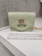 Mini tote Bags, Keychain Accessories Pendants Handbags-green