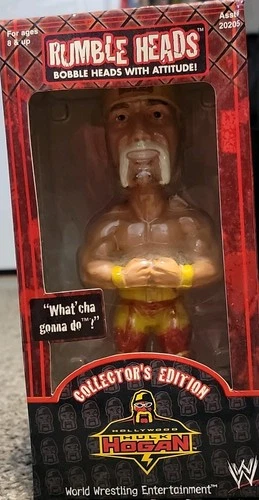 WWE Rumble Heads Hollywood Hulk Hogan Series One 2002 Bobble Head Aspen