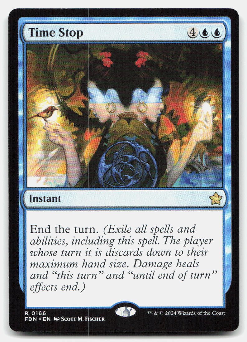 Time Stop 166 Rare Foundations Magic: The Gathering Near Mint