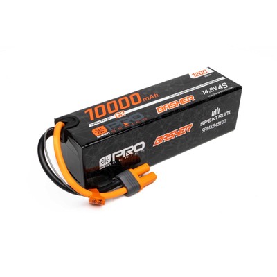 SPEKTRUM Lipo Akku 14,8 V 10000mAh 4S Smart Pro Basher 120C IC5 Stecker