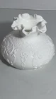 Vintage Fenton Wild Rose Bow Knot Milk Glass Replacement Lamp Shade