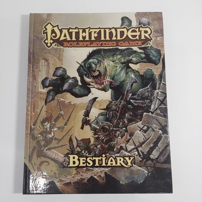 Pathfinder Roleplaying Game Bestiary 1 TTRPG  Hardcover 2010