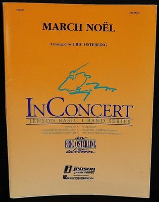 March Noel Sheet Music Score Book Jensen Young Band In Concert