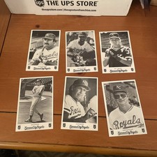 Kansas City Royals team Issued Photo Card Postcard Lot 12 Cards…e44 