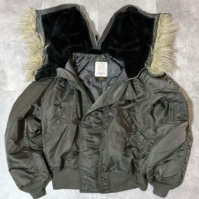 Alpha Industries N-2B Flight Jacket Khaki U.S. Made Used JAPAN | eBay