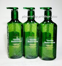 BATH  BODY WORKS Vanilla Buttermint CLEANSING GEL HAND SOAP Pack 3