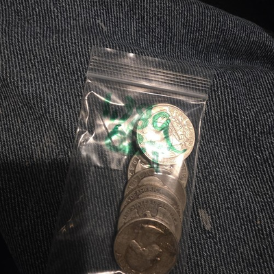 #ad #ad 1.389 troy oz pre 1964 quarters.90% junk silver. $1.75 face value. free shipping $100.00