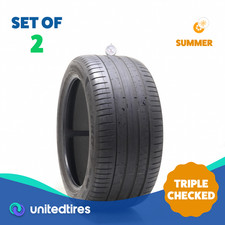 Set Of 2 Used 28540r19 Pirelli P Zero Pz4 To Elect Pncs 107y - 532
