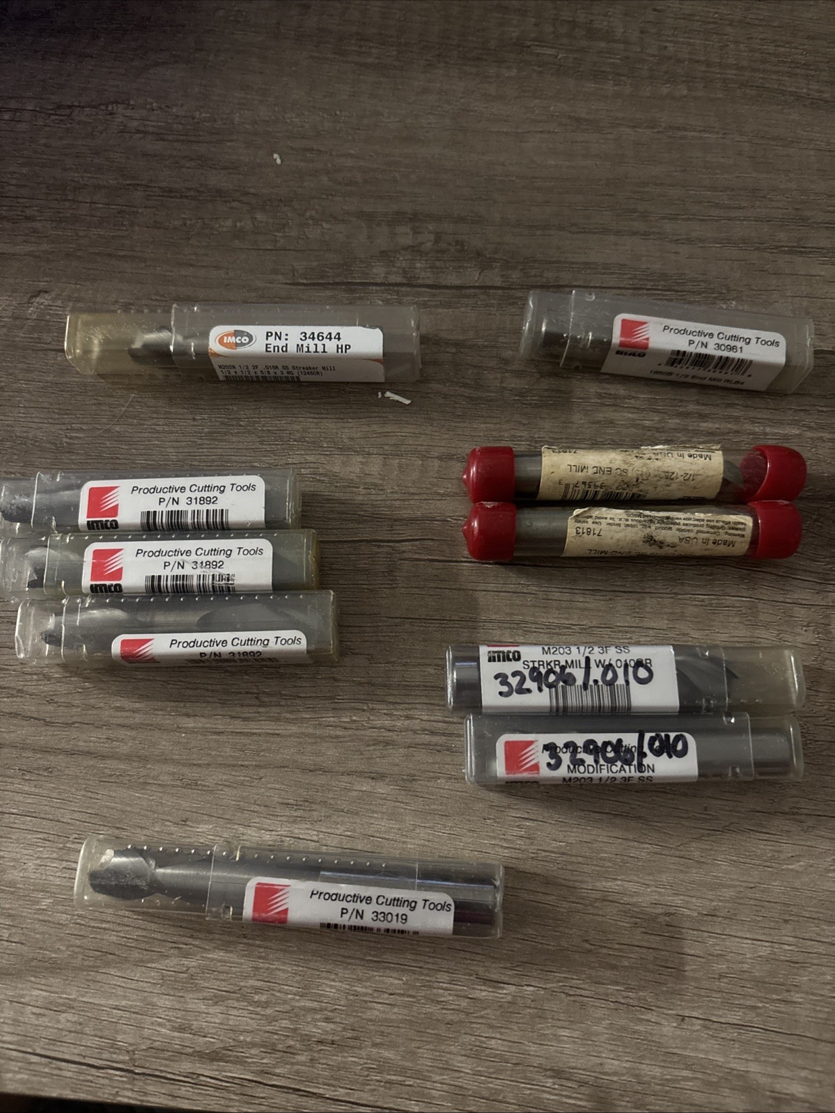 Lots Of 1/2inch Carbide Endmills (10 Total)