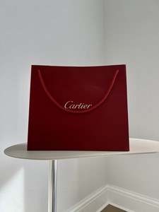 Cartier Shopping Gift Bag 8”x 7”x 3.5''