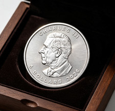 2026 1 oz Canadian Maple Leaf BU C0-i-n In Capsule .999 -BU
