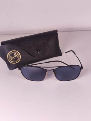 Ray-Ban RB3588 Sunglasses   Matte Black / Blue Lenses   Unisex
