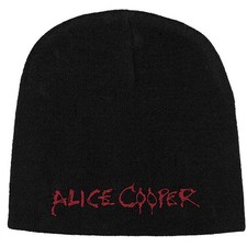 Alice Cooper Logo Embroidered Beanie Hat