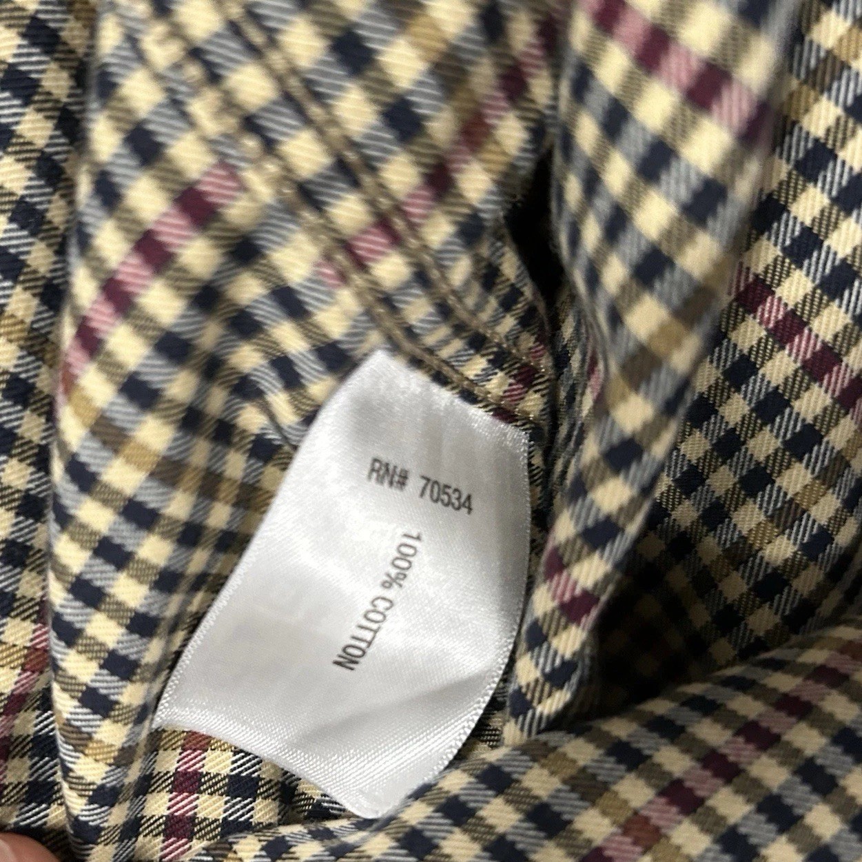 Orvis Checkered Pattern Long Sleeve Button Down S… - image 8