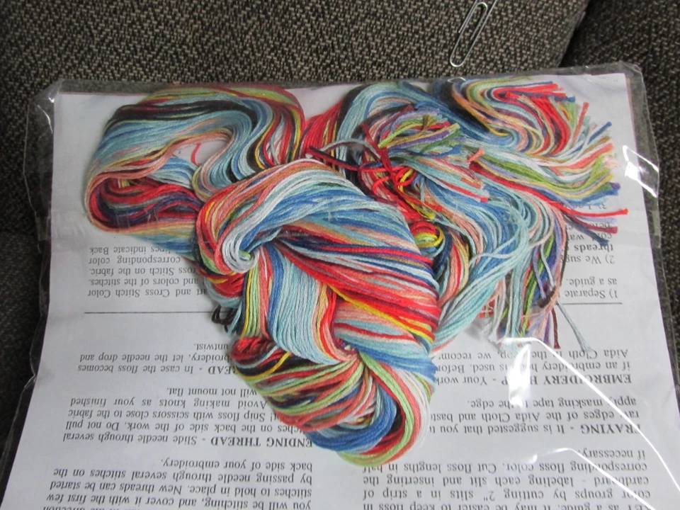 ""POPPIES - COUNTED CROSS STITCH KIT"" - 11 X 14 - Image 2 of 2