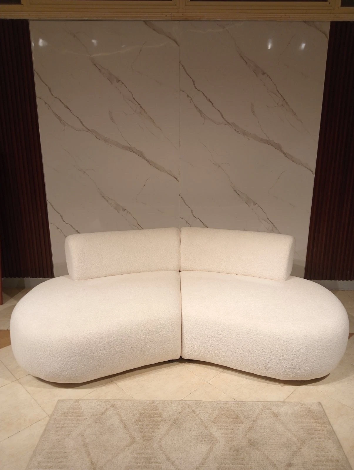 Curved sofa