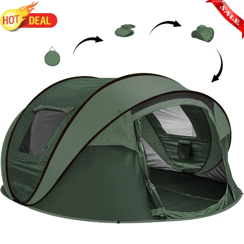 4-6 Person Automatic Instant Pop Up Camping Tent Outdoor Waterproof Double Layer
Opens in a new wind