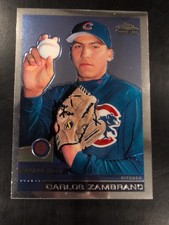 2000 Topps Chrome Traded Carlos Zambrano #29 Cubs Rookie Card. rookie card picture