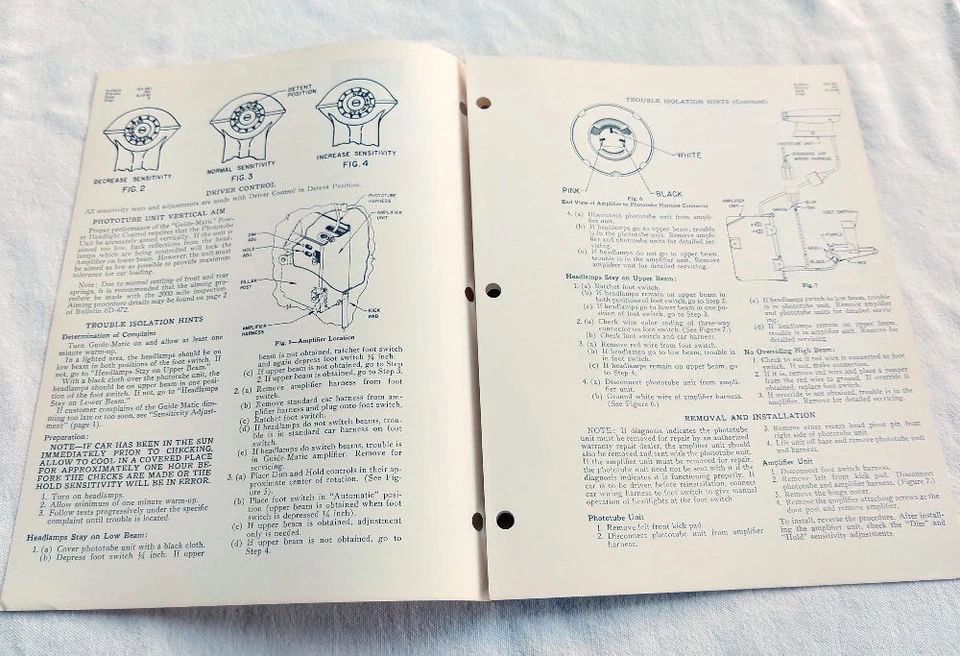 1961 Pontiac Bonneville Catalina Original GM Guide-Matic Service/Repair Info NOS - Image 3 of 4