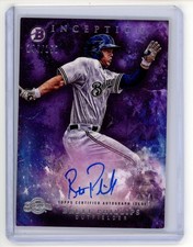 Brett Phillips 2016 Bowman Inception Prospect Auto Purple SP /150 #PA-BP Auto