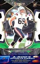 2022 Panini Select * Cole Strange * Card #91 * BLACK & GREEN PRIZM (RC)