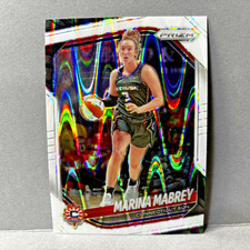 2025 Panini Prizm WNBA Marina Mabrey 18 WHITE SEISMIC PRIZM
