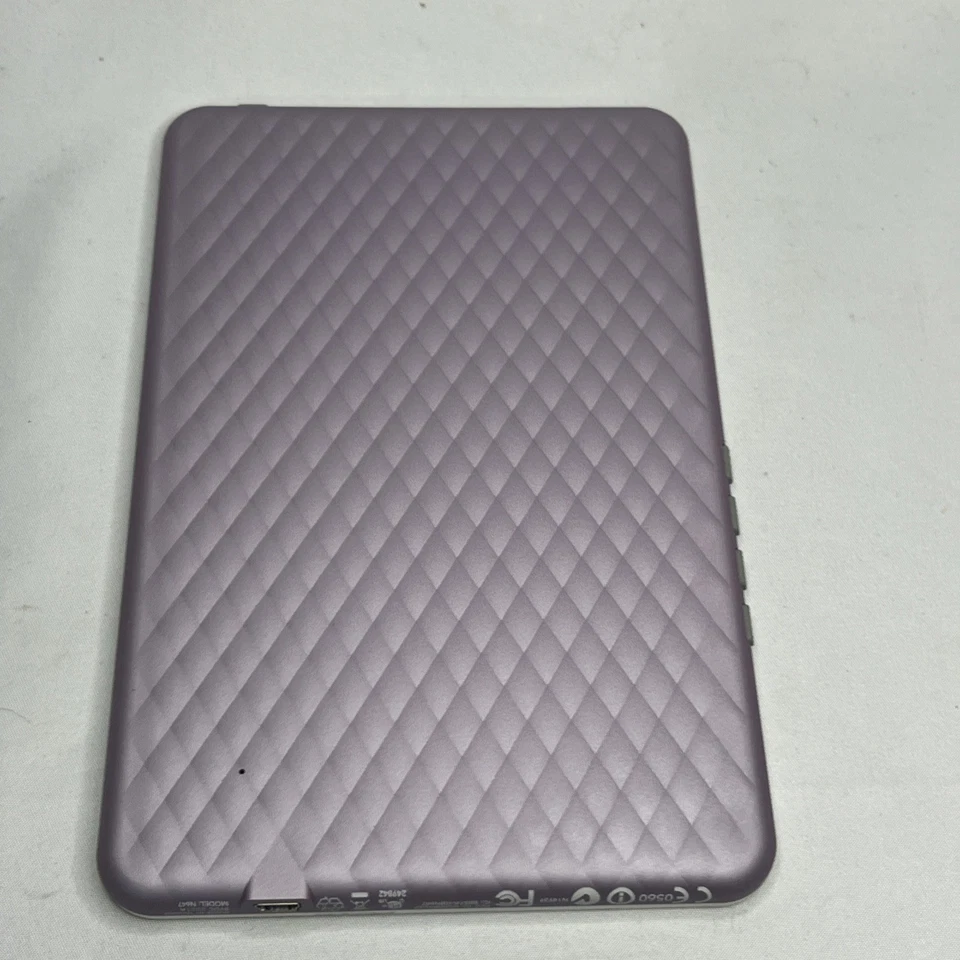Kobo N647-KBU-B Wireless e-Book Reader White And Lilac Tested & Working - Image 4 of 4