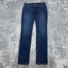 Hudson Jeans Womens Sz 26 Collin Flap Pocket Skinny Double Button Dark Wash