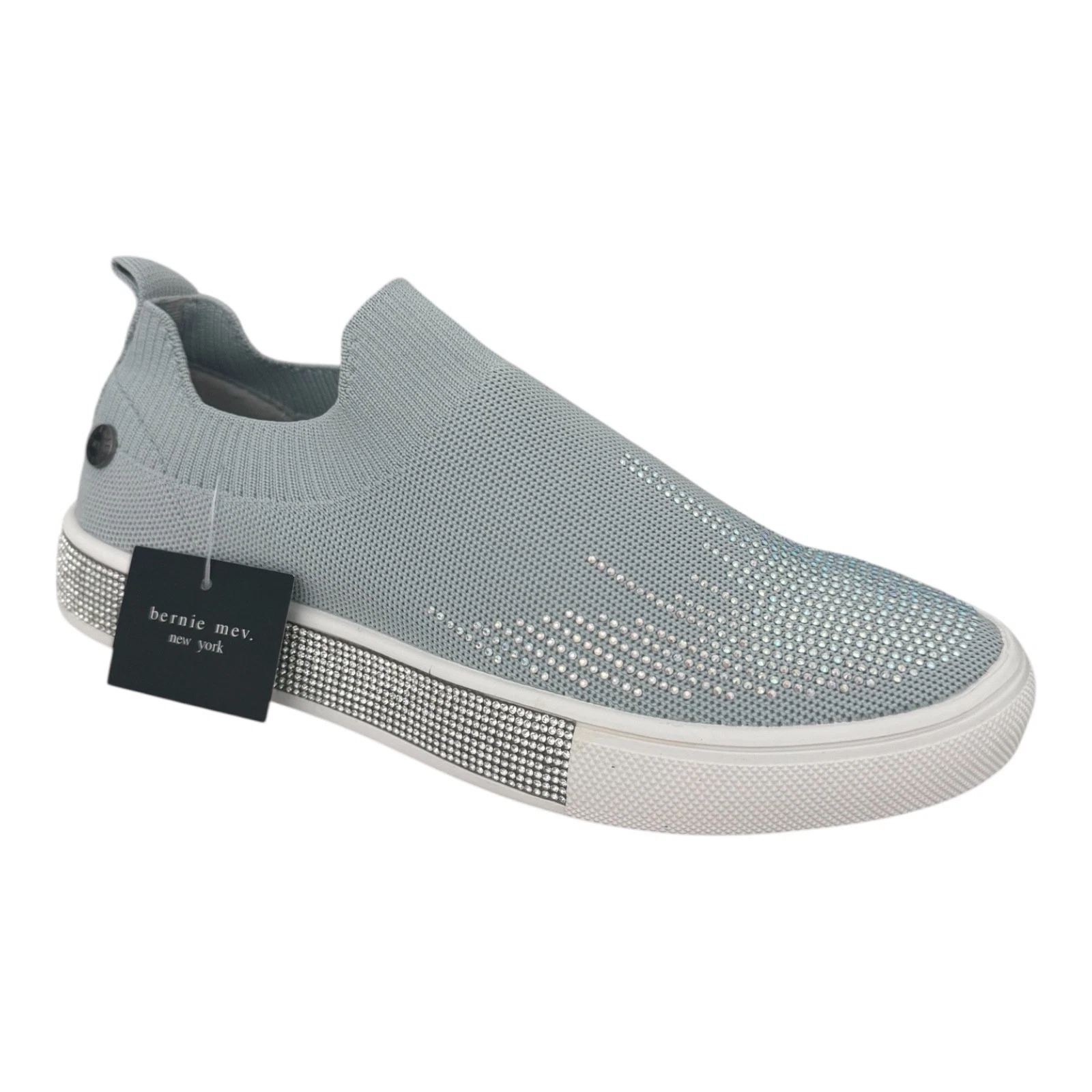 Bernie Mev Matrix Grey Women's Slip-On Comfort Shoes Lightweight Casual | NWB