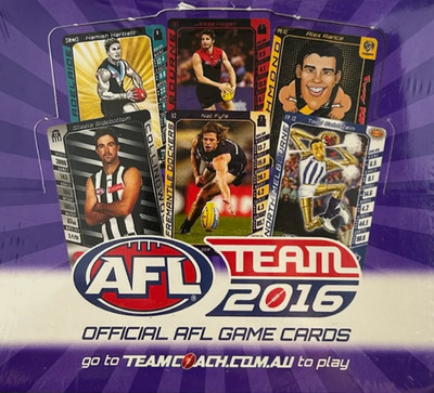 2016 AFL TEAMCOACH DOUBLE SIDED CARD LOT [GOLD / SILVER CARDS] COMPLETE YOUR SET