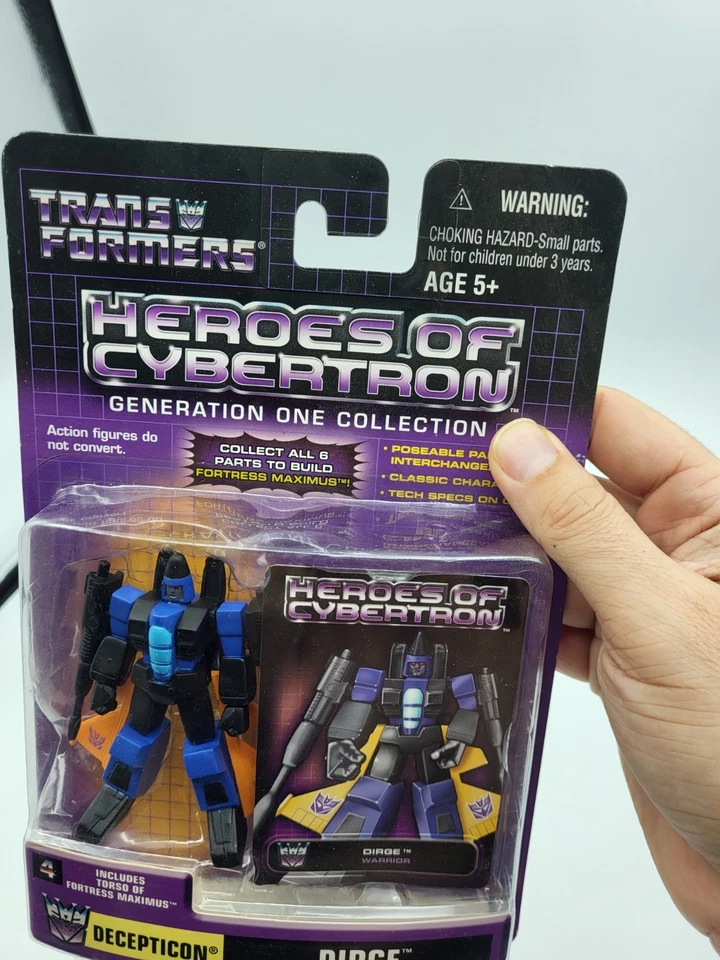 Transformers HOC Heroes Of Cybertron Generation One Dirge New Sealed - Image 3 of 4