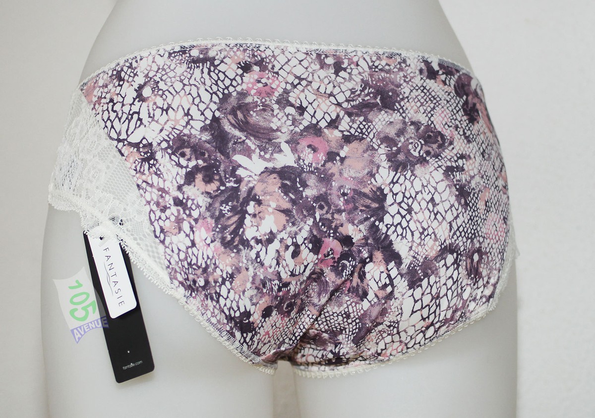 String Fantasie Lisbeth - Lot De 1, Coloris Ivoire, Violet Et Rose, Taille M (FR 40/42), Neuf Avec étiquettes