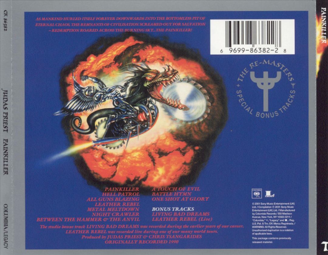 Judas Priest アメリカ盤CD 未開封 シールド ロング・ボックス JUDAS PRIEST PAINKILLER [BONUS TRACKS] NEW CD 696998638228| eBay