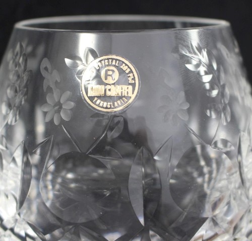 Rogaska Crystal Gallia Set of 1 Brandy Glass 1 Goblet and 2 Hock Wine Glasses - Picture 4 of 7